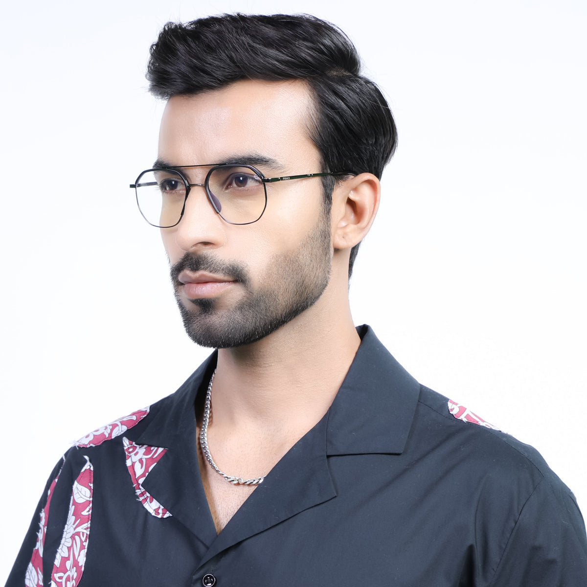 Eyejack Aura Grey & Black Wayfarer Eyeglasses for Men and Women - Style 1946 - view 1