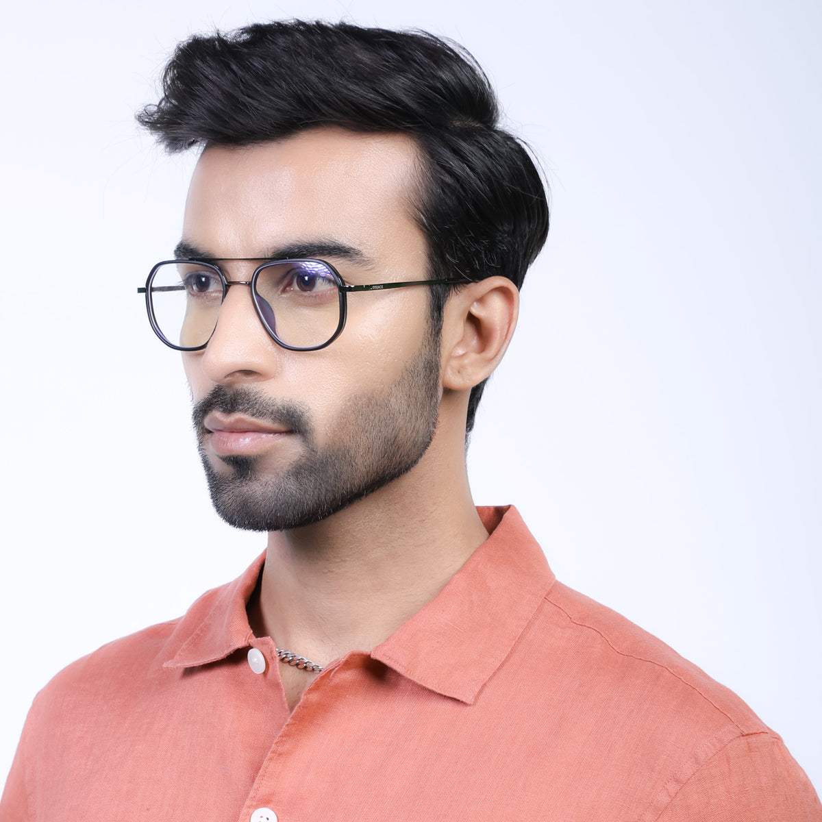 Eyejack Aura Grey & Black Wayfarer Eyeglasses for Men and Women - Style 1958 - view 8