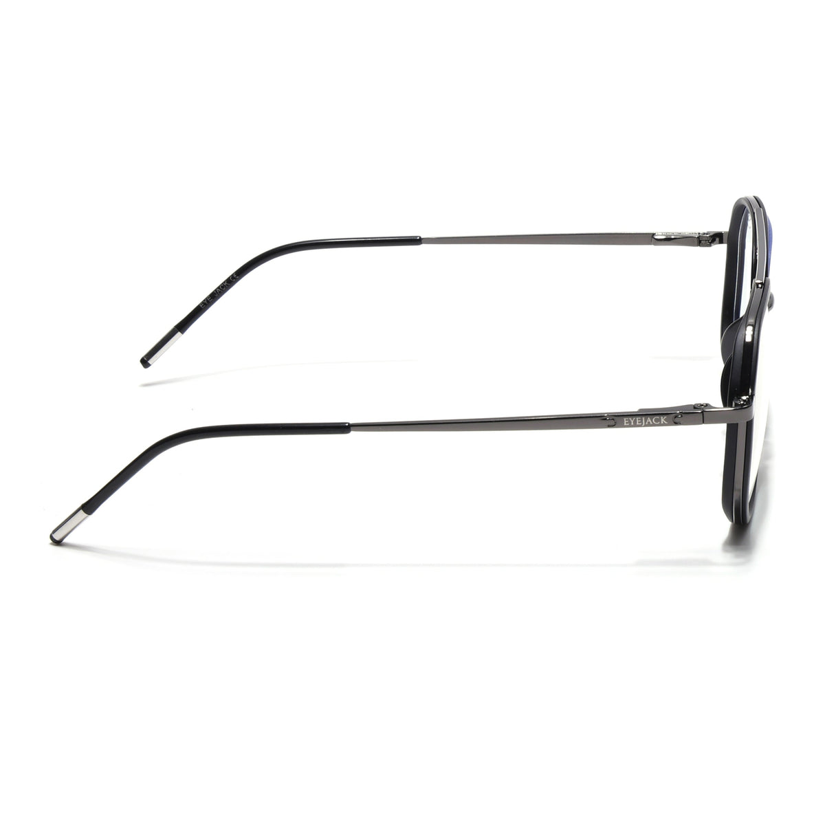 Eyejack Aura Grey & Black Wayfarer Eyeglasses for Men and Women - Style 1958 - view 5