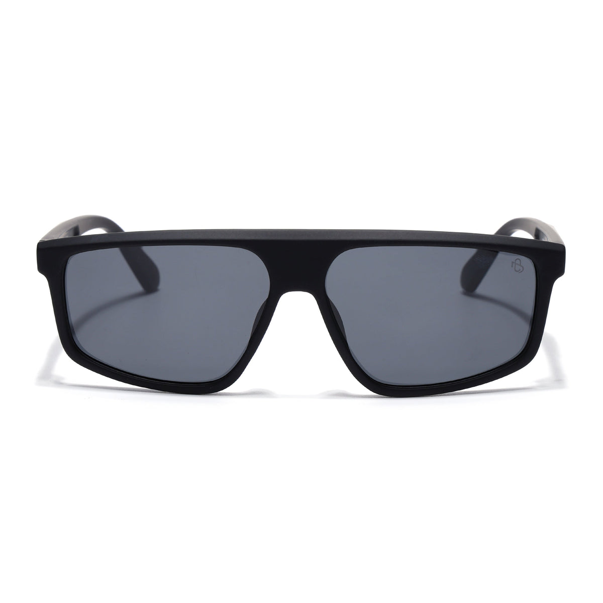 Eyejack Crossline Black Rectangle Sunglasses for Men and Women - Style 2059 - view 4