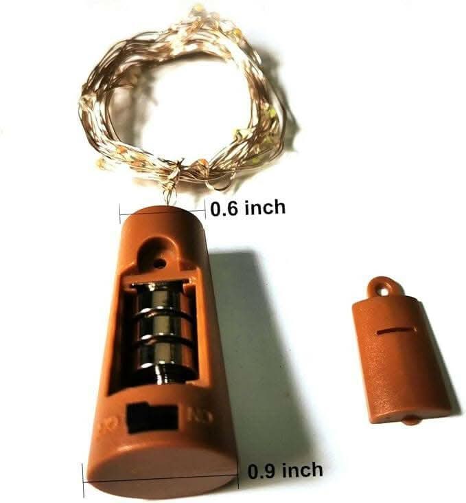Set the Mood with 6 LED Bottle Cork Lights (Battery Powered) - HalfPe