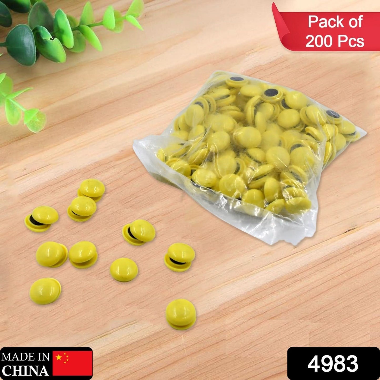 Magnetic Whiteboard Buttons – 2cm Colorful Round Magnets for Home & Teaching Use (200 Pcs Set)