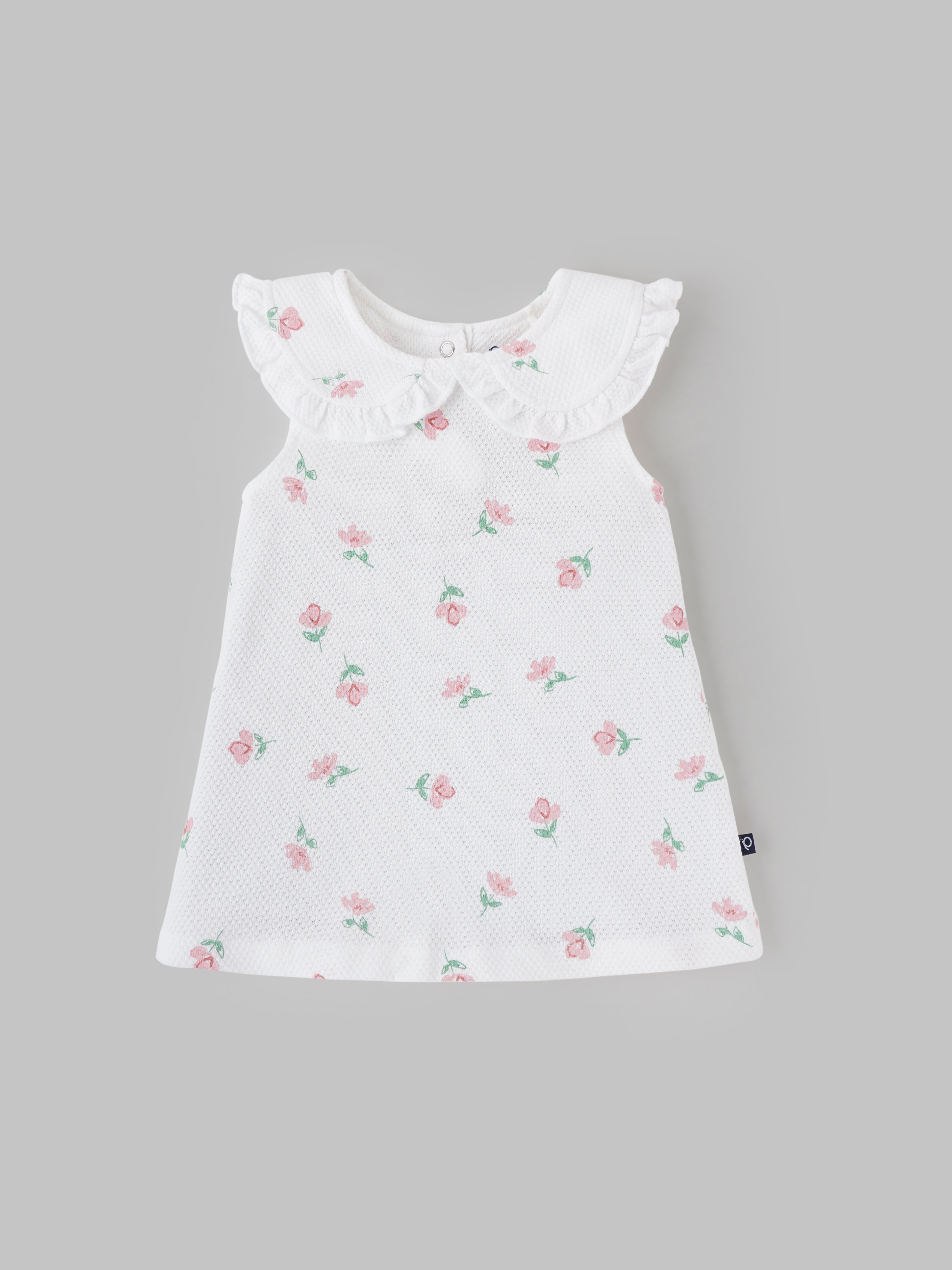 Popees Floral Printed Dress for Girls (0–9 Months) – Beautiful & Stylish Outfit - Image 1