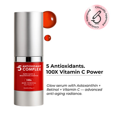 Conscious Chemist Rapid Glow Brightening Essence | 5 Antioxidant Complex Serum (15 ml)