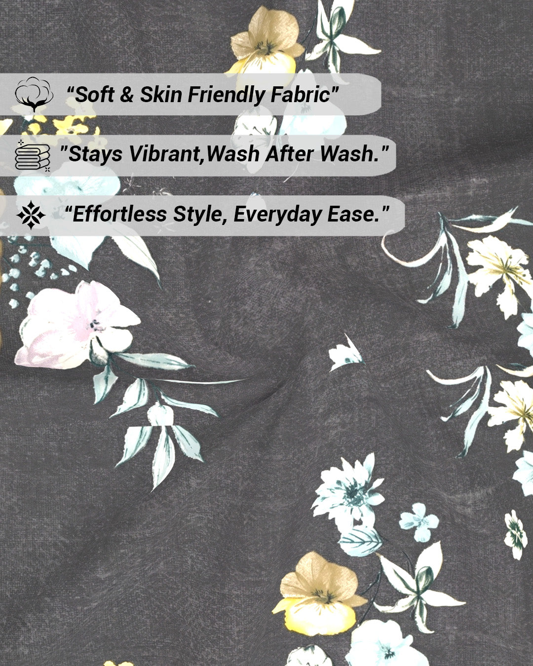 Quirky Home Cotton Rich King Bedsheet With 2 Pillow Covers