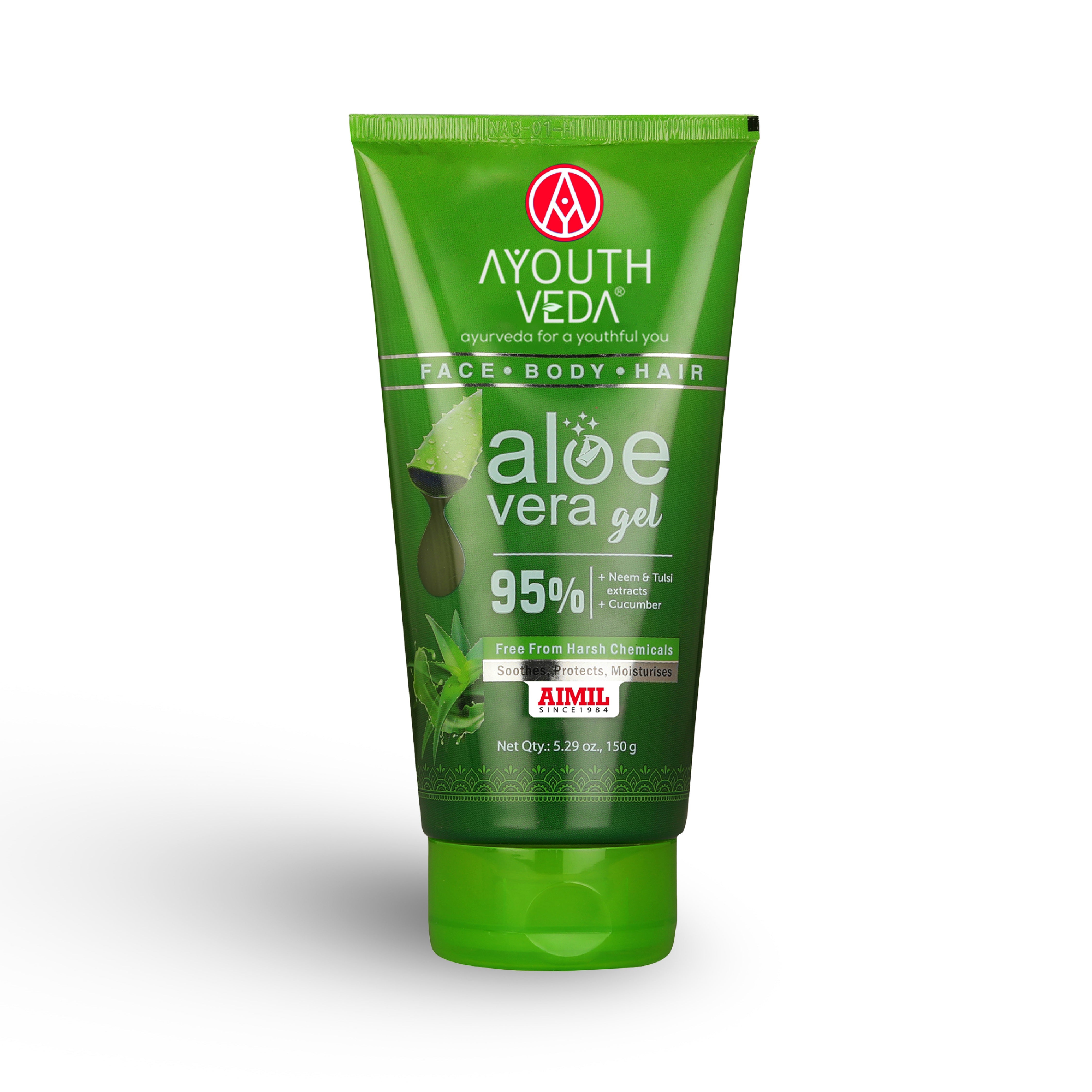 Ayouthveda Aloe Vera Gel Pack of 4 (150 gm) Aimil Ayouthveda