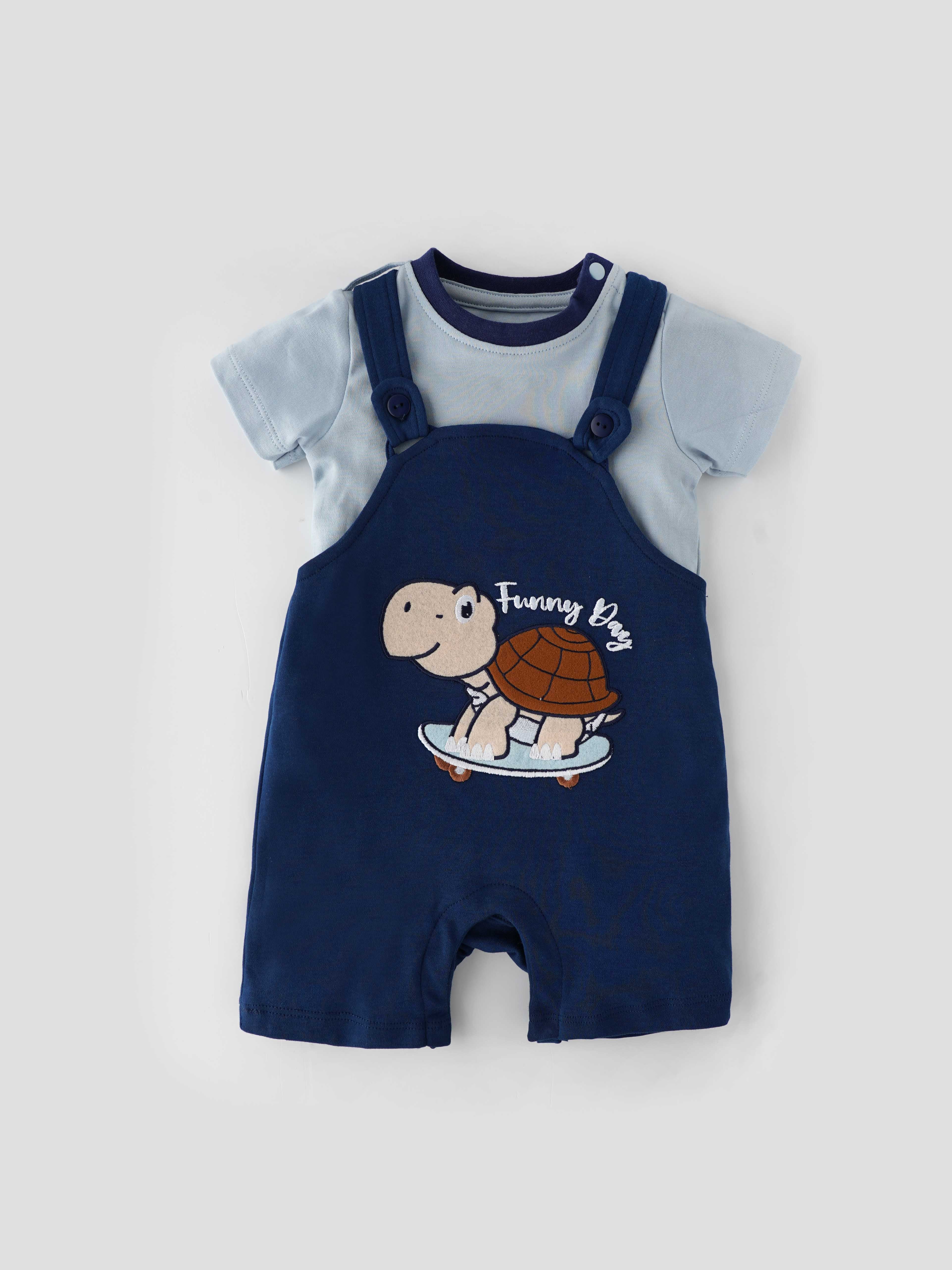Popees Stylish & Adorable Dungaree Set (3-36 Months) for Boys - Image 1