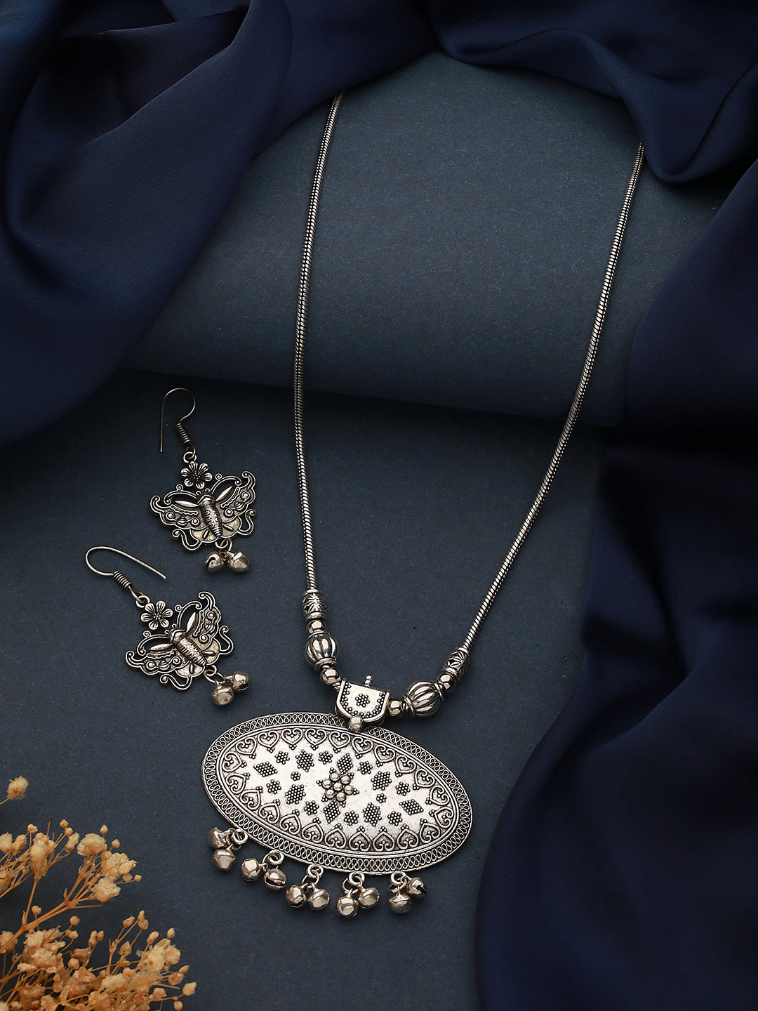 Silver-Plated Jewellery Set