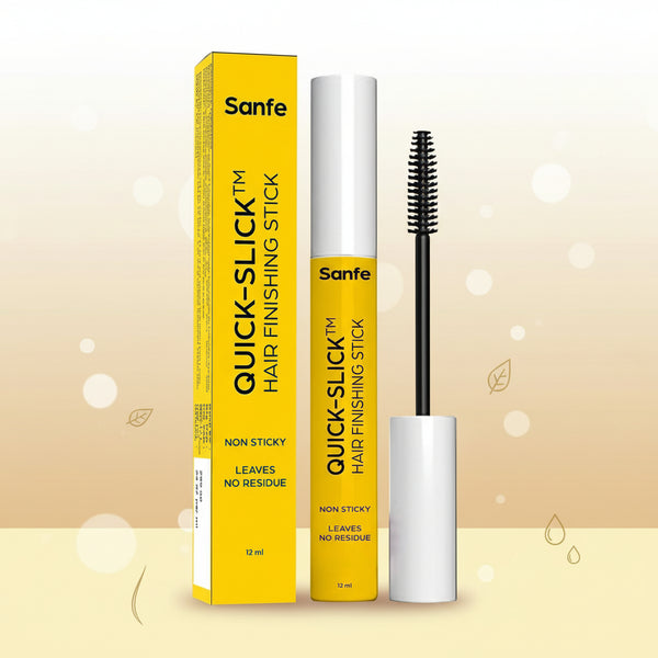 Sanfe Quick Slick Hair Finishing Stick For Women | Anti Flyaway for Smooth, Non-Greasy, and Non-Oily Look | Non-Sticky, Leaves No Residue| For frizzy and baby hair fix 12ml