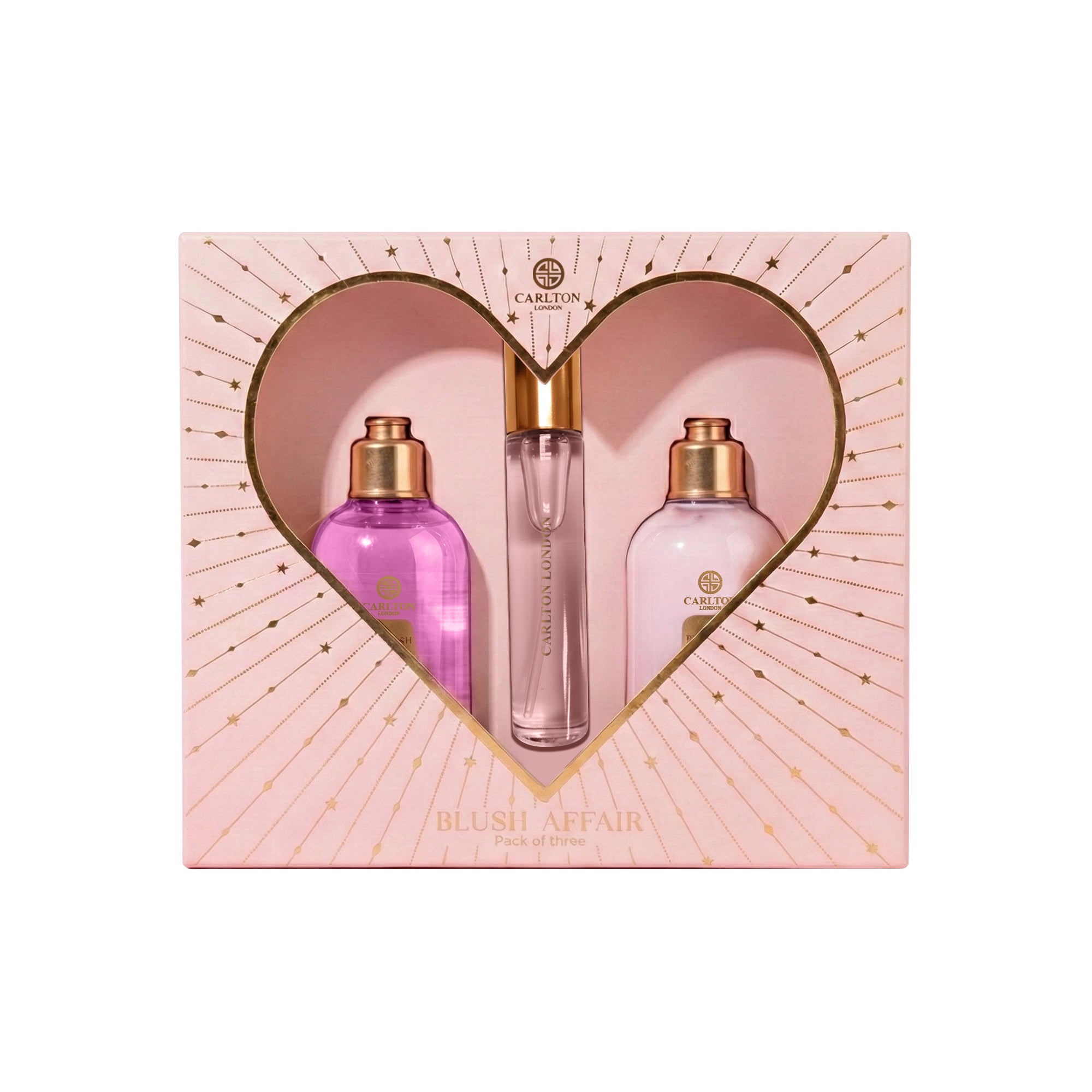 Carlton London Blush Affair Gift Set Pack of 3 - CLPLG114