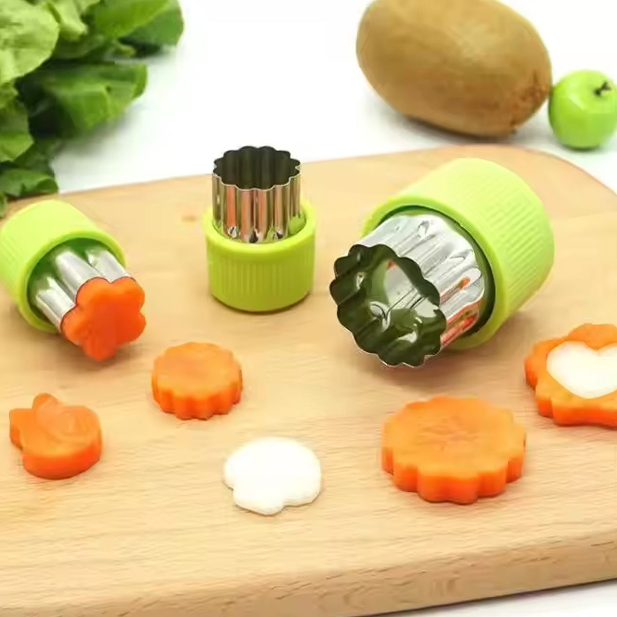 Stainless Steel Cookie Cutter Shapes Set Baking Cooking Food Decoration (12 Pcs Set) HP DD