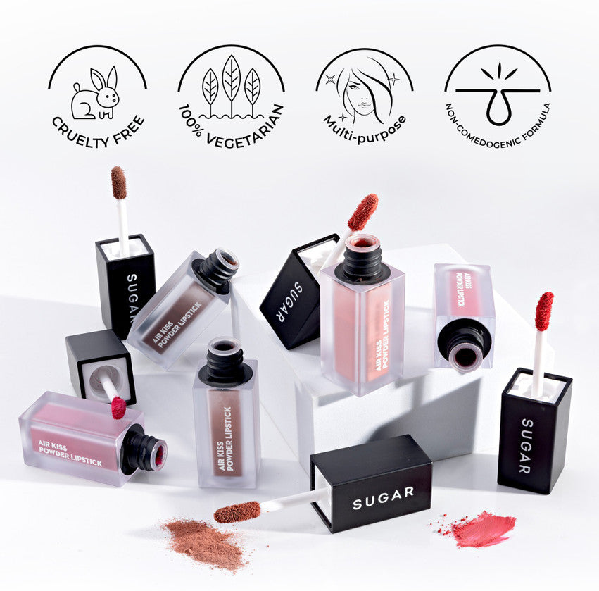 SUGAR Air Kiss Powder Lipstick - 05 Strawberry Macaron (499)