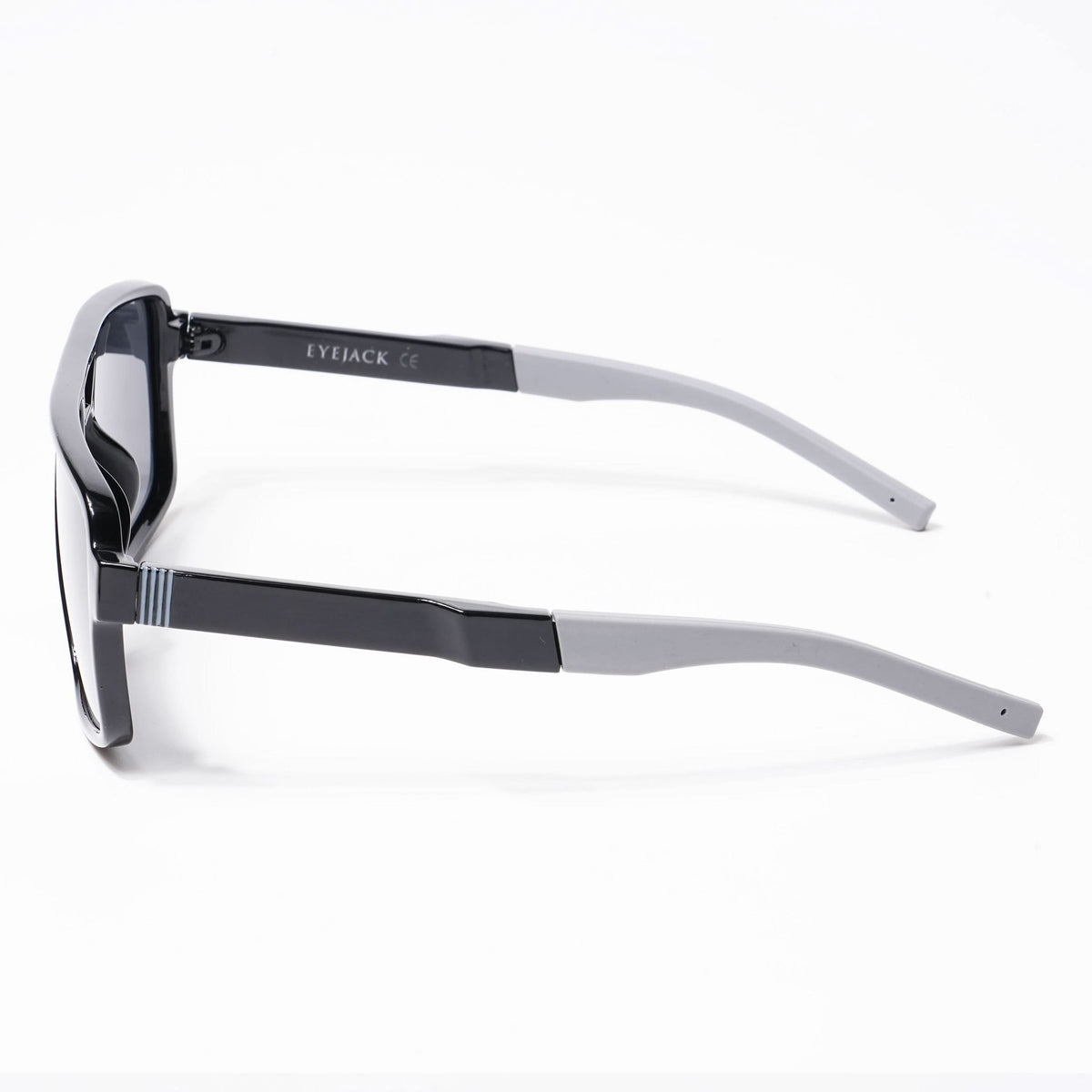 Midnight Shine Black Wayfarer Sunglasses for Men and Women - view 6