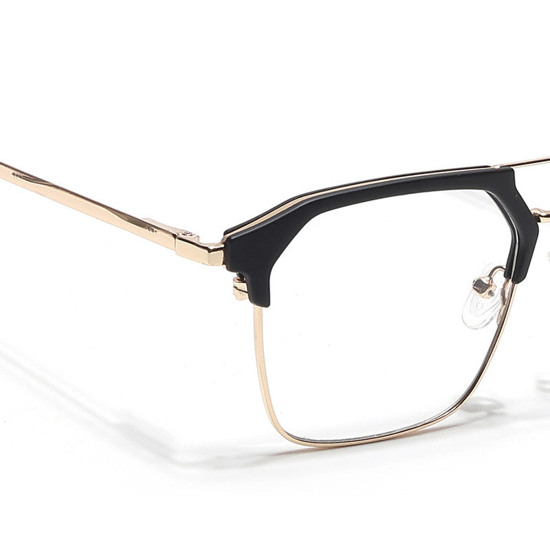 Eyejack Turbo Black & Golden Wayfarer Eyeglasses for Men and Women - view 3