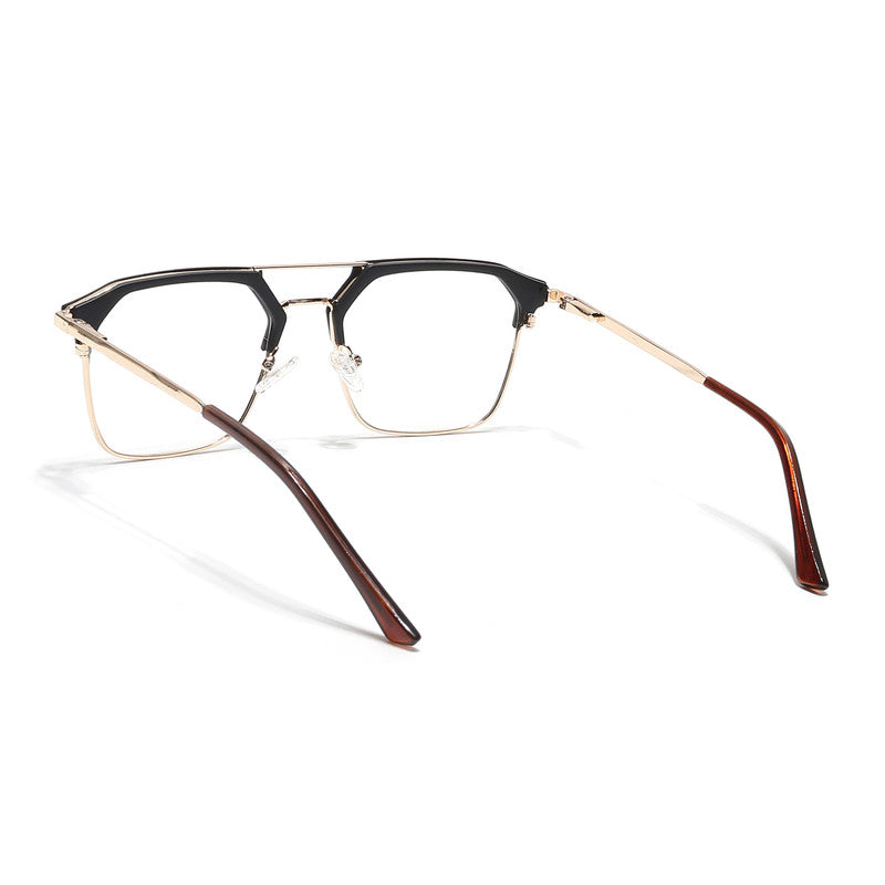 Eyejack Turbo Black & Golden Wayfarer Eyeglasses for Men and Women - view 4