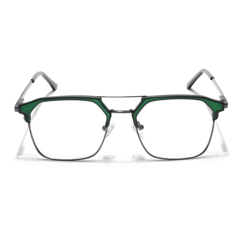 Eyejack Turbo Green & Black Wayfarer Eyeglasses for Men and Women - view 2
