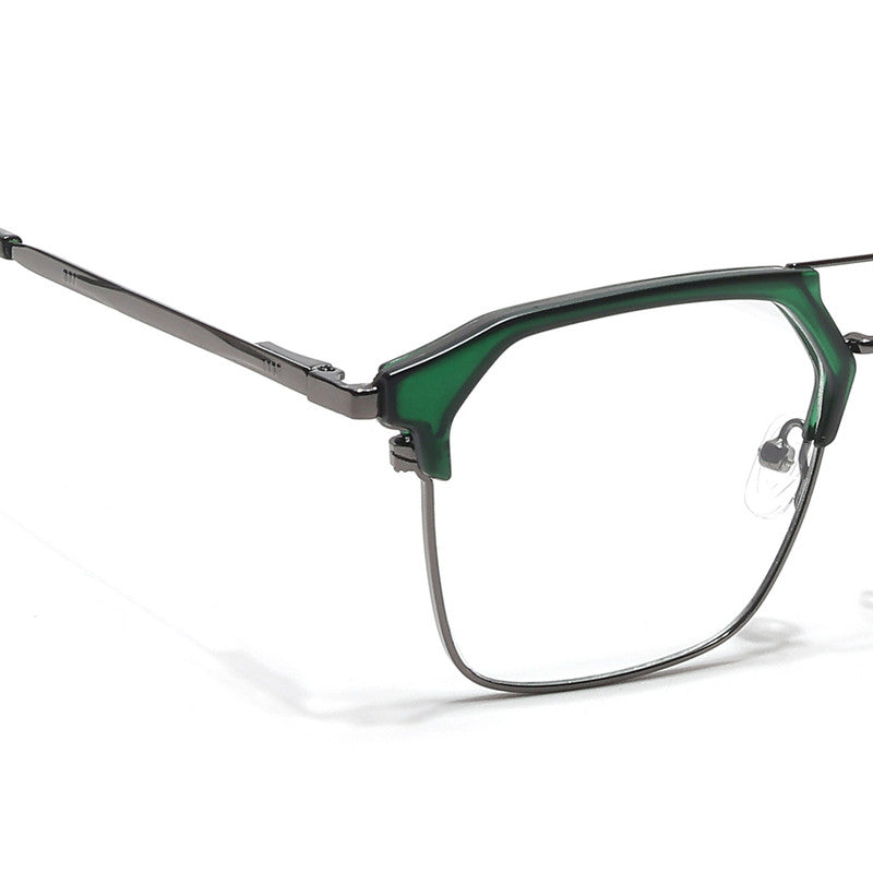 Eyejack Turbo Green & Black Wayfarer Eyeglasses for Men and Women - view 3