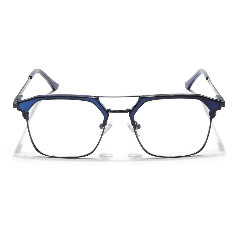 Eyejack Turbo Shine Blue Wayfarer Eyeglasses for Men and Women - view 2