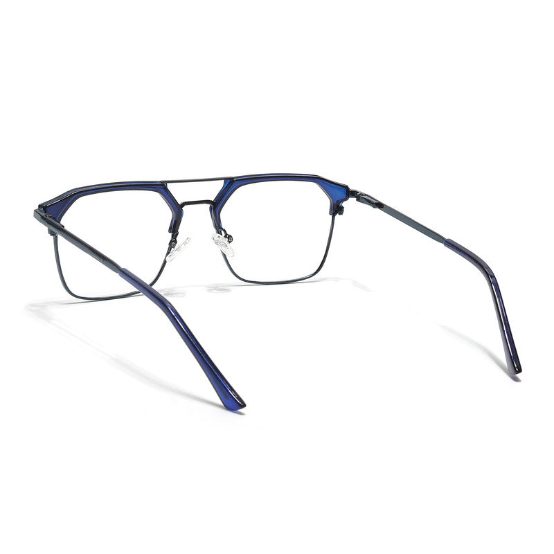 Eyejack Turbo Shine Blue Wayfarer Eyeglasses for Men and Women - view 4
