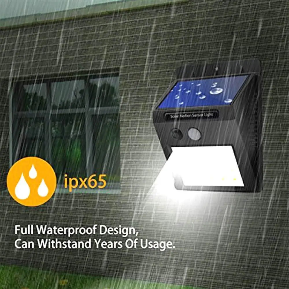 Solar Security Led Night Light For Home Out door garden Wall (Black) (20-led Lights) HP DD