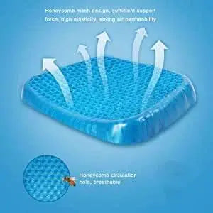 Cushion Seat Flex Pillow Gel Orthopedic Seat Cushion Pad HP DD