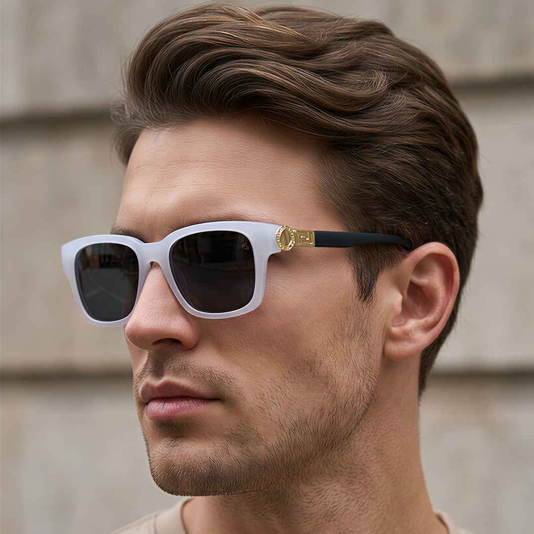Eyejack Grey Wayfarer Sunglasses for Men and Women - Style 1037 - view 1