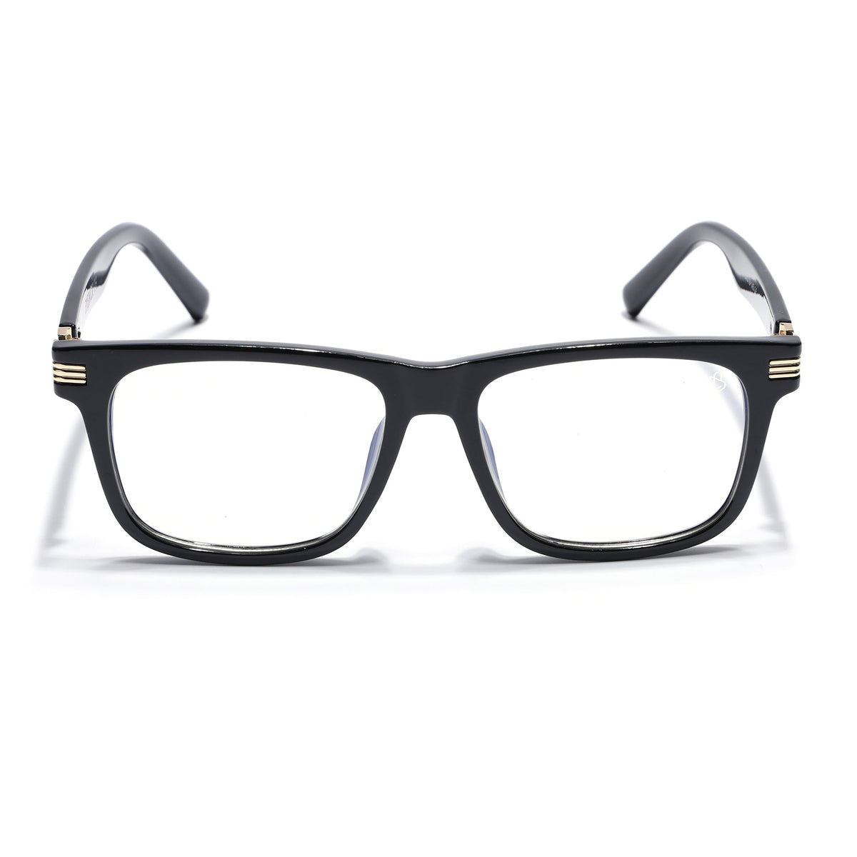 Eyejack Shine Black Square Eyeglasses for Men and Women - Style 2150 - view 2