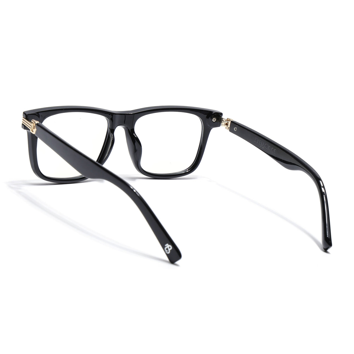 Eyejack Shine Black Square Eyeglasses for Men and Women - Style 2150 - view 4