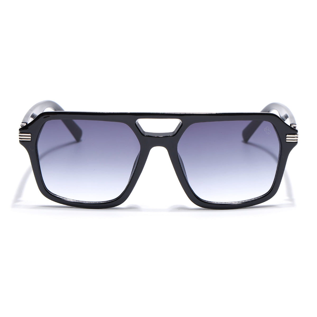 Eyejack Shine Black Wayfarer Sunglasses for Men and Women - view 4