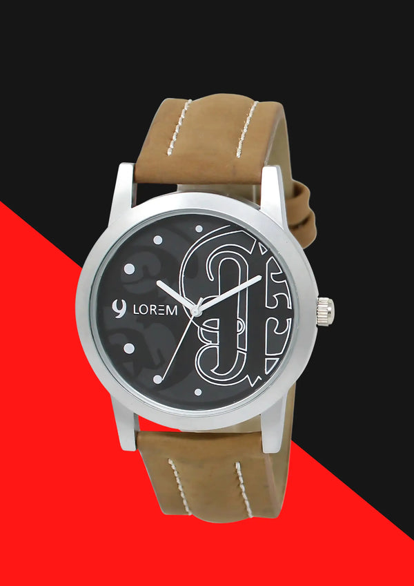 LOREM Black Casual Analog Watch For Men LR14 LOREM