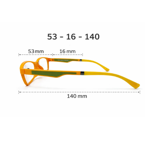 Fancy Full Rim Rectangle Frame For Men & Women 140mm (Unisex)