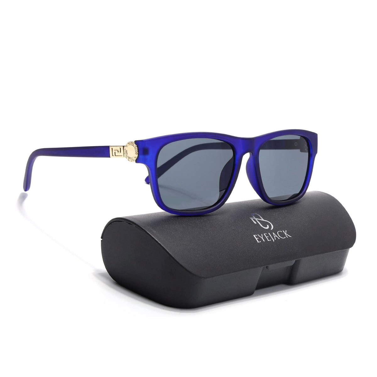 Eyejack Blue Wayfarer Sunglasses for Men and Women - Style 1036 - view 4