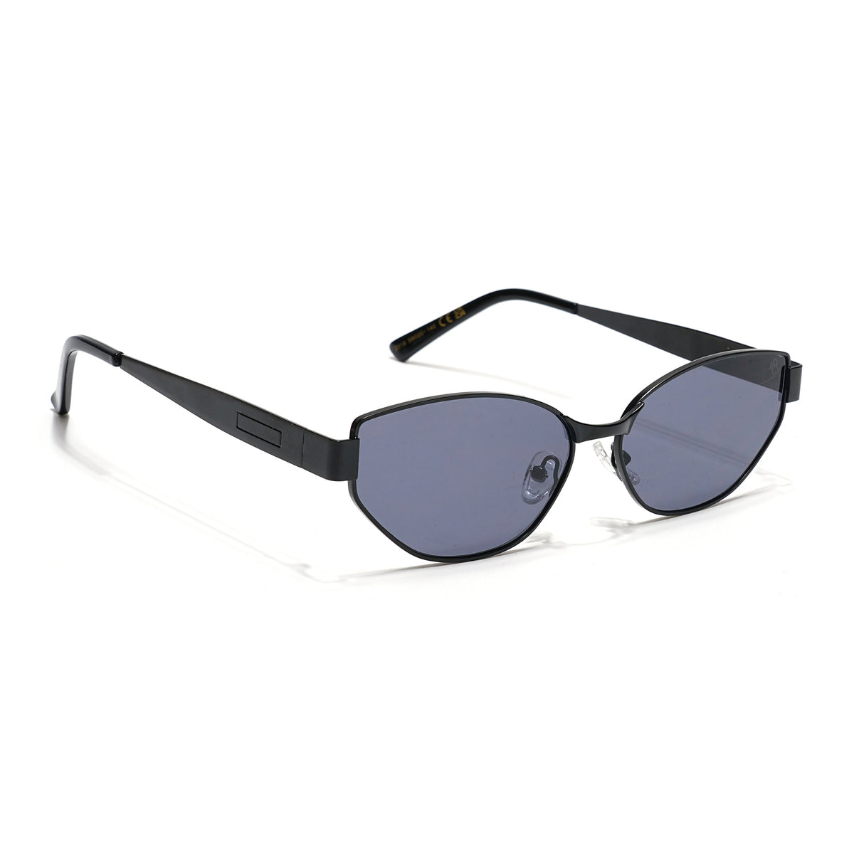 Diva Black Cateye Sunglasses for Men and Women - view 2