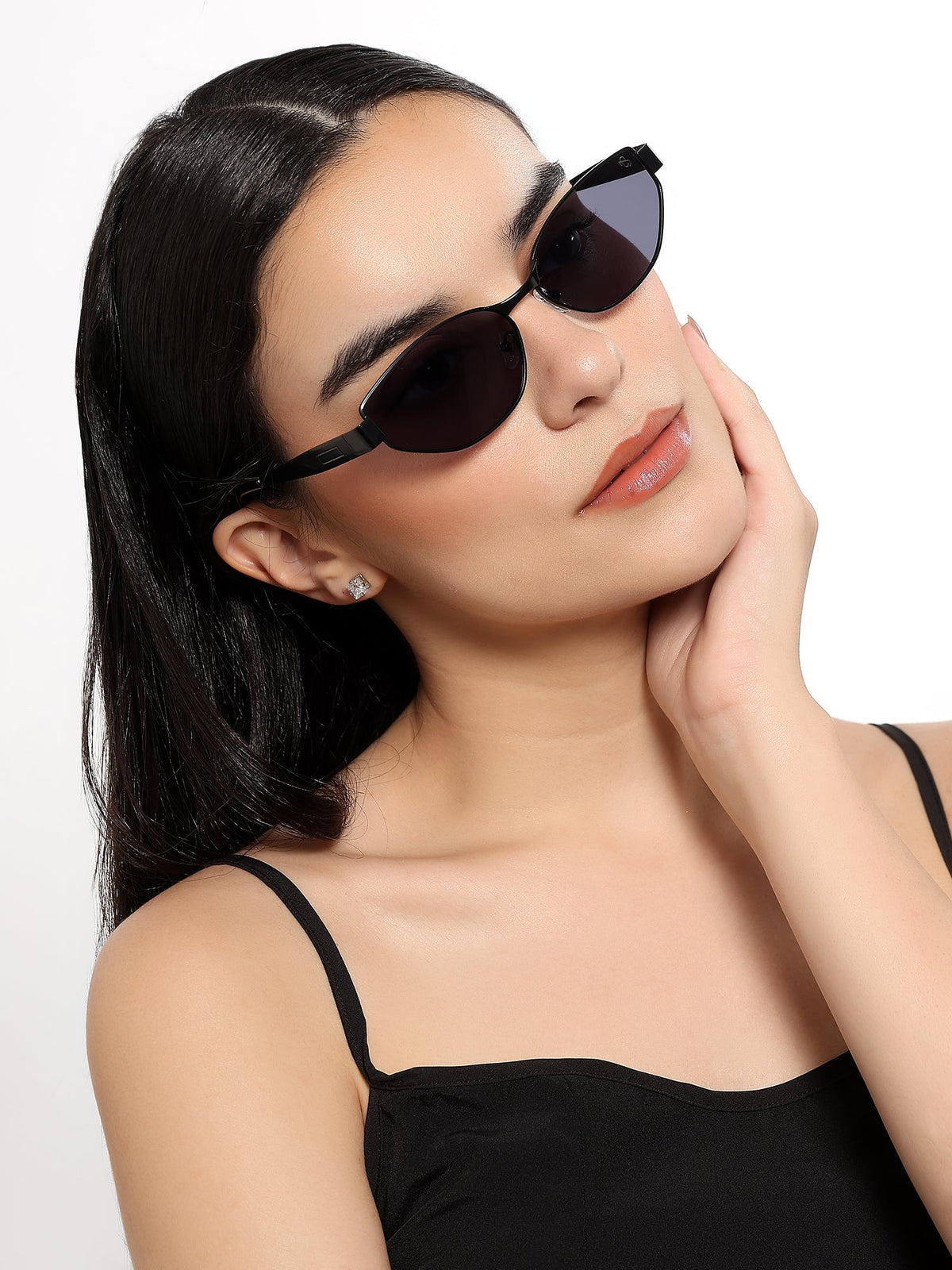 Diva Black Cateye Sunglasses for Men and Women - view 1