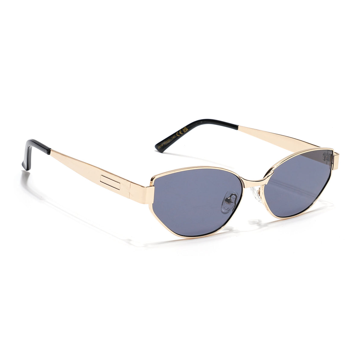 Diva Golden Cateye Sunglasses for Men and Women - Style 2175 - view 2