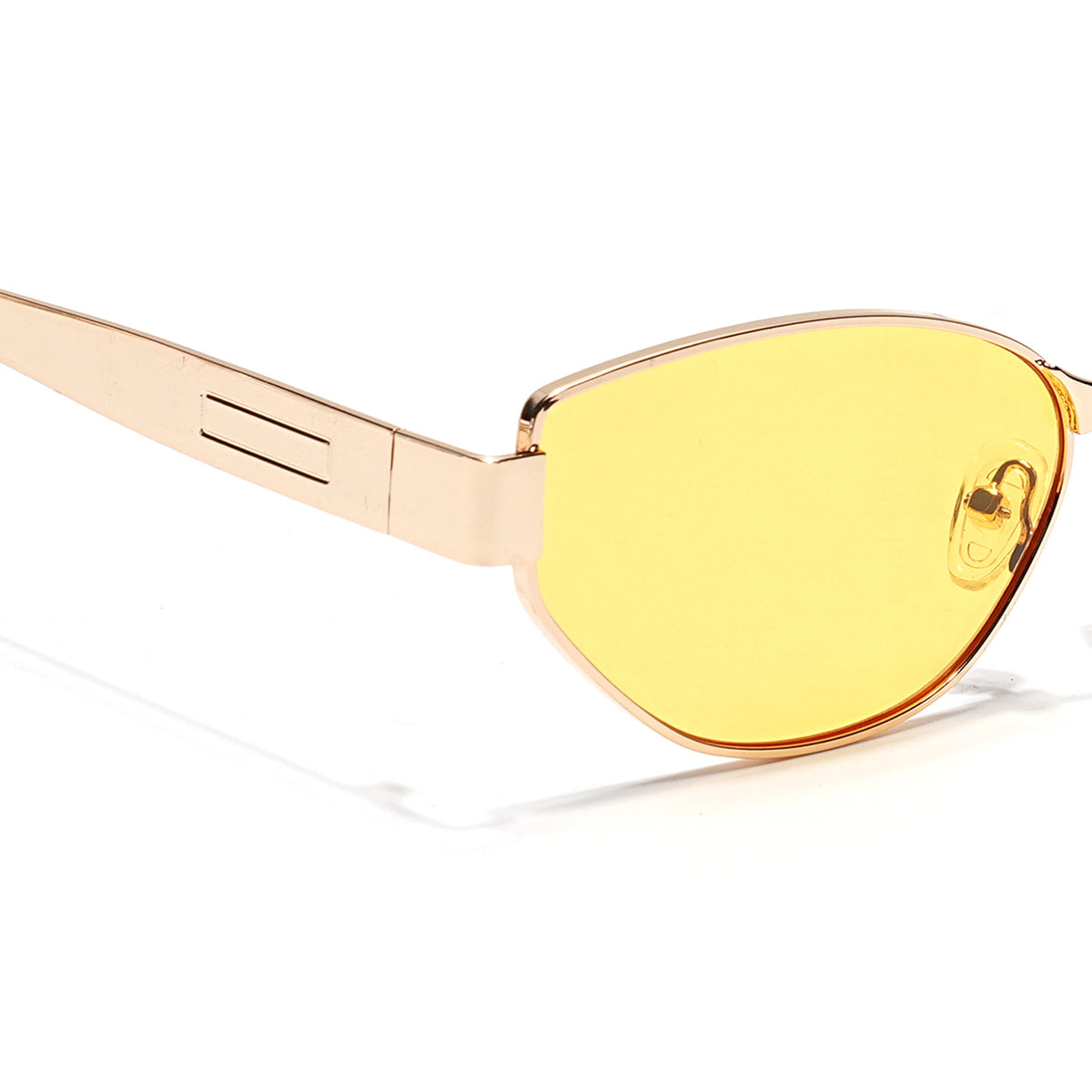 Diva Golden Cateye Sunglasses for Men and Women - Style 2176 - view 4