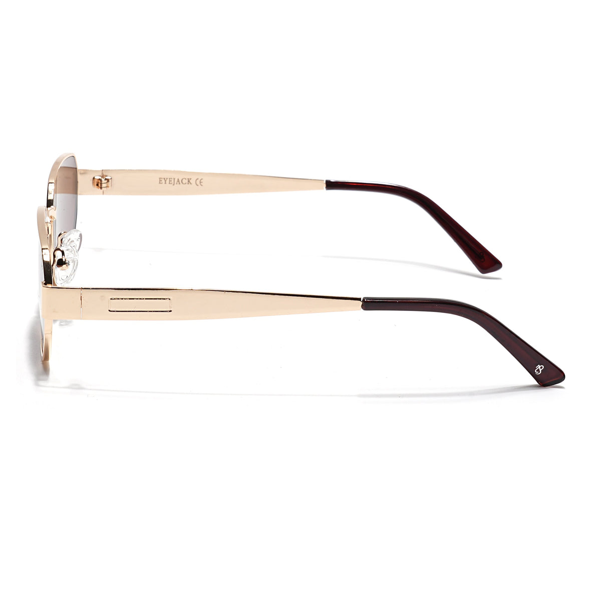 Alpha Golden Rectangle Sunglasses for Men and Women - view 8