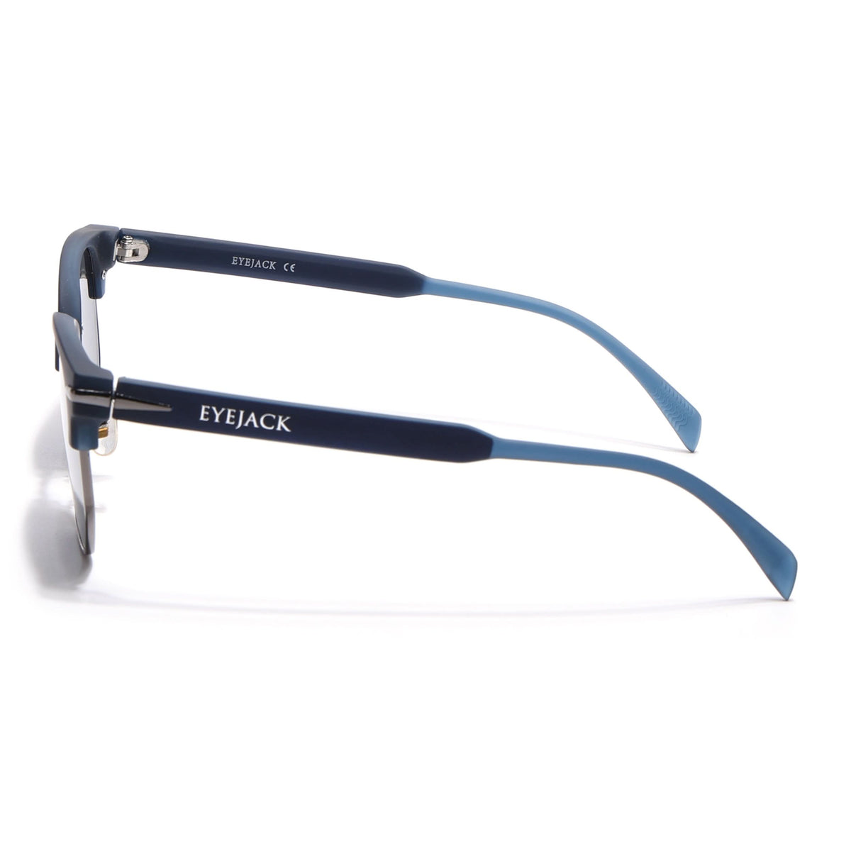 Eyejack Blue & Grey Hexagonal Sunglasses for Men and Women - view 7