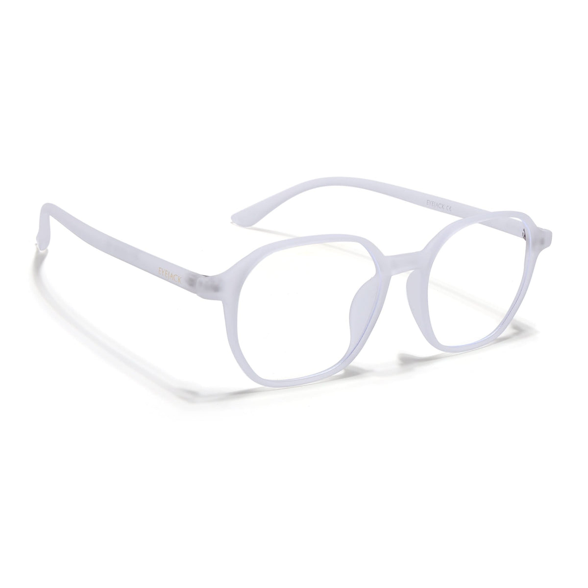 Eyejack Neo Transparent Wayfarer Eyeglasses for Men and Women - view 1