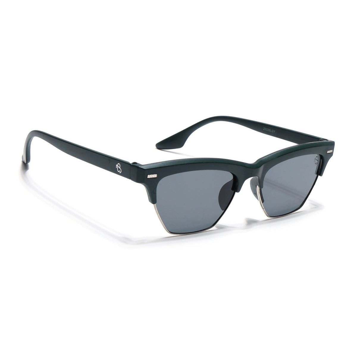 Eyejack Sea Green Half Rim Sunglasses for Men and Women - view 3