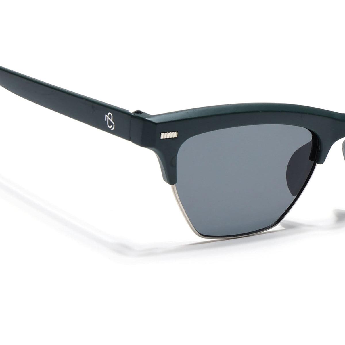 Eyejack Sea Green Half Rim Sunglasses for Men and Women - view 5