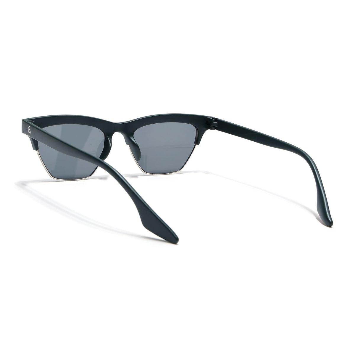 Eyejack Sea Green Half Rim Sunglasses for Men and Women - view 6