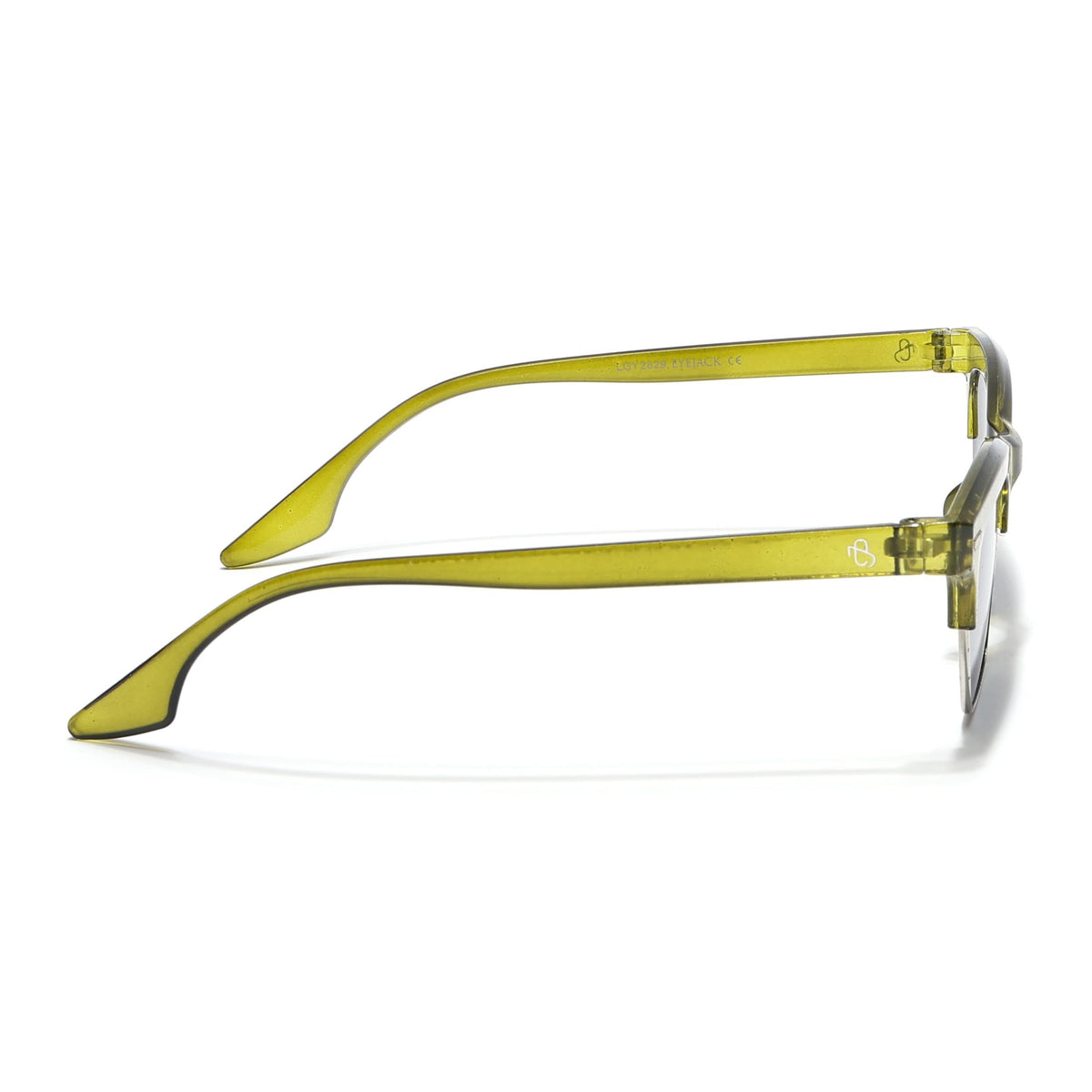 Eyejack Green Half Rim Sunglasses for Men and Women - Style 1215 - view 6