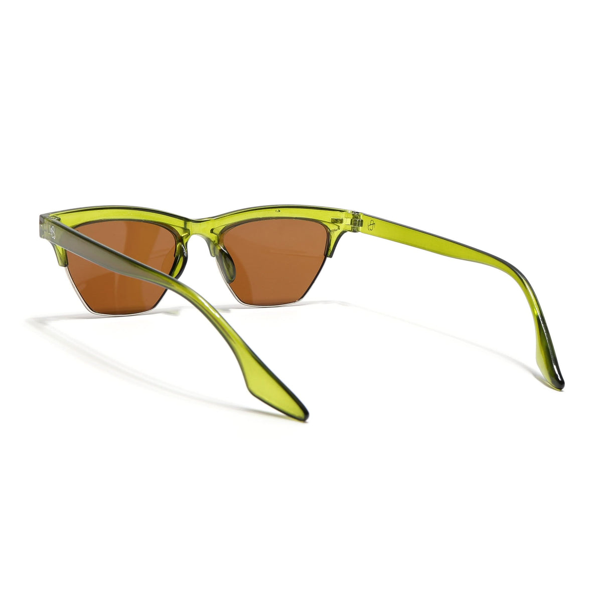 Eyejack Green Half Rim Sunglasses for Men and Women - Style 1216 - view 5