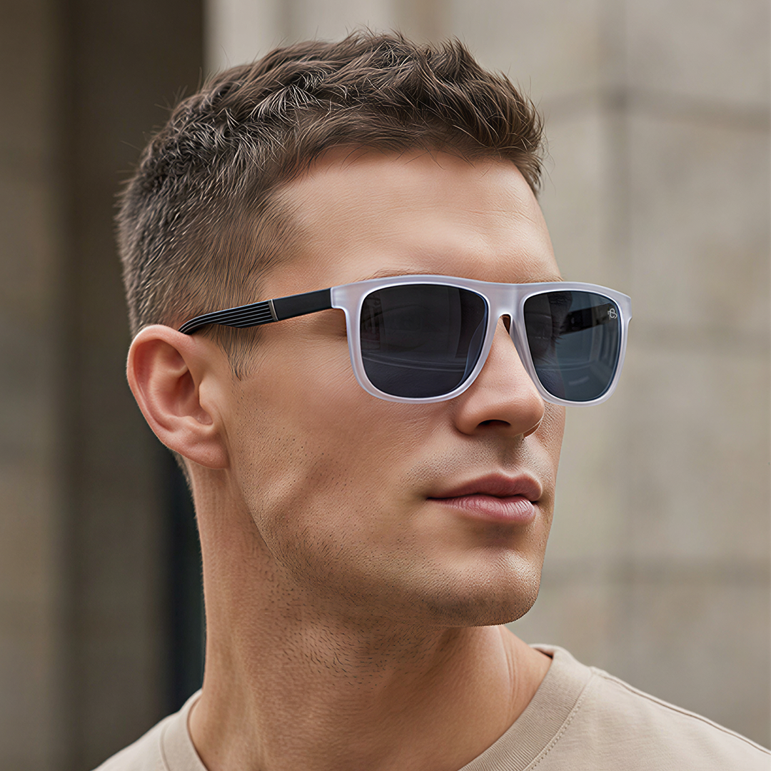 Eyejack Grey Wayfarer Sunglasses for Men and Women - Style 1073 - view 1