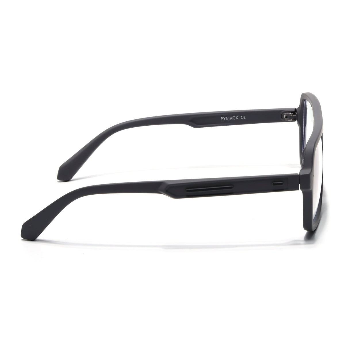 Eyejack Crossline Grey Wayfarer Eyeglasses for Men and Women - view 5