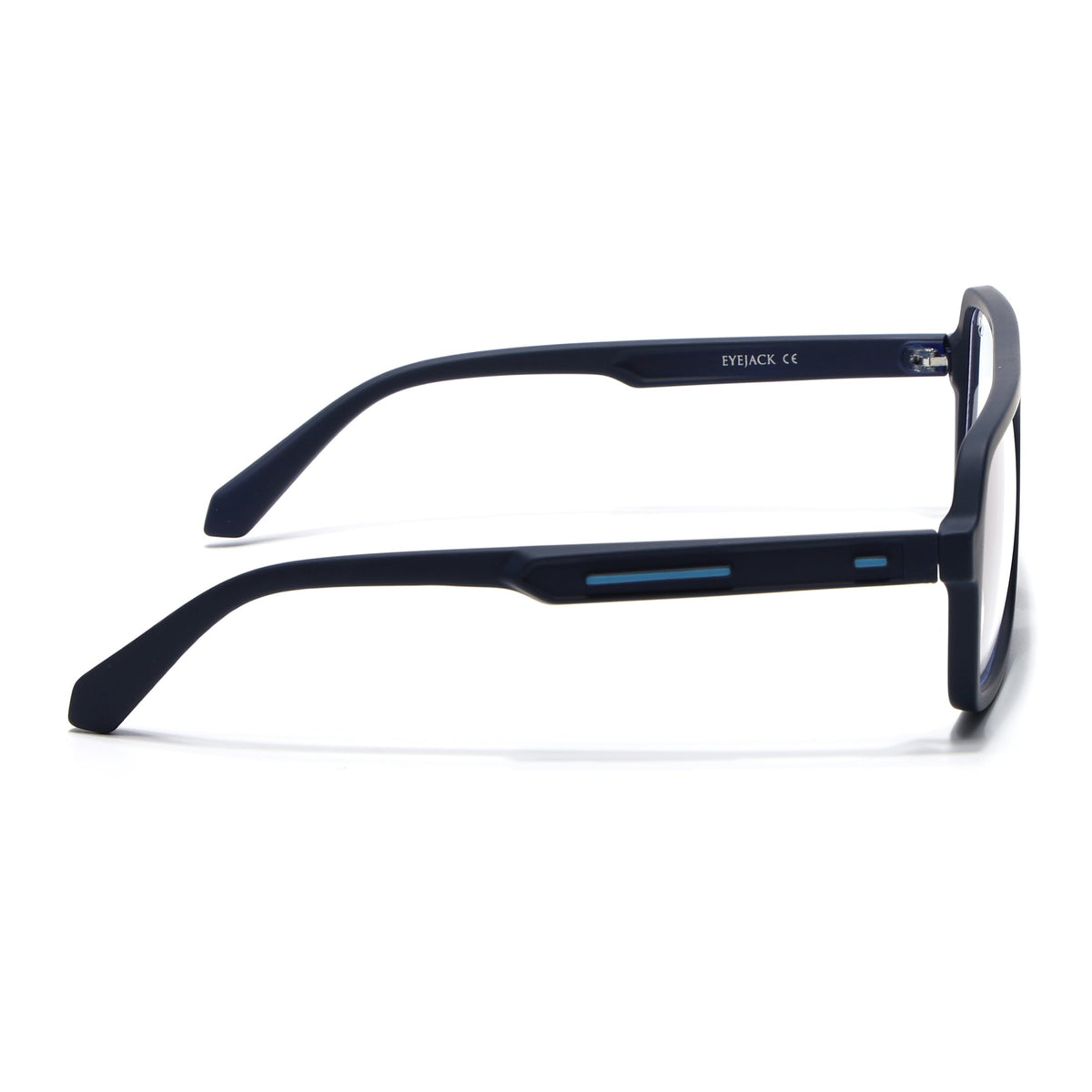 Eyejack Crossline Navy Blue Wayfarer Eyeglasses for Men and Women - view 5
