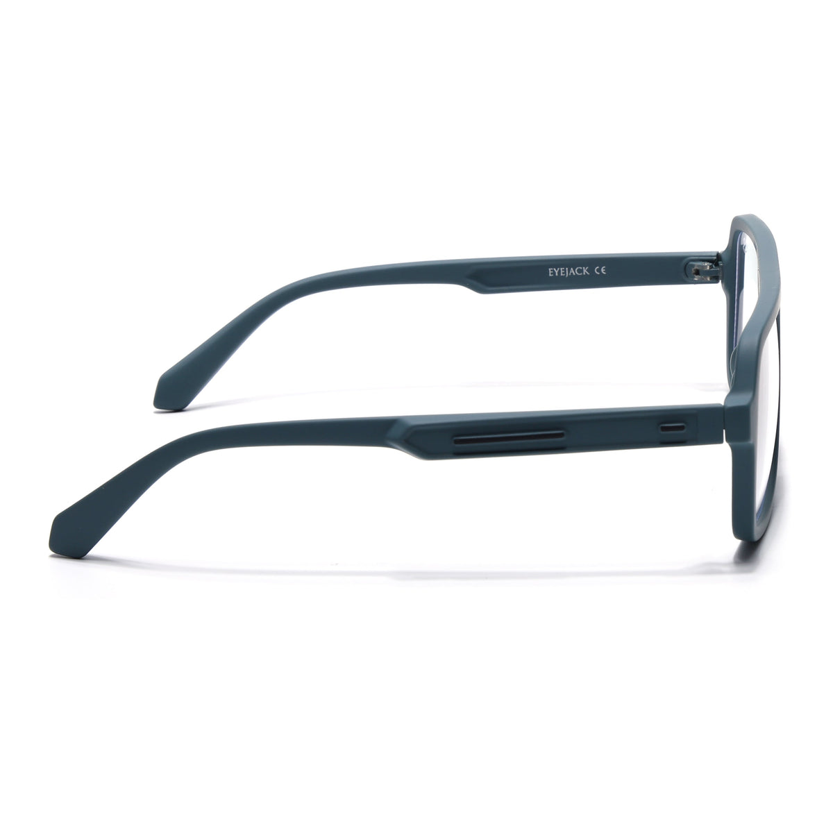 Eyejack Crossline Blue Wayfarer Eyeglasses for Men and Women - view 5