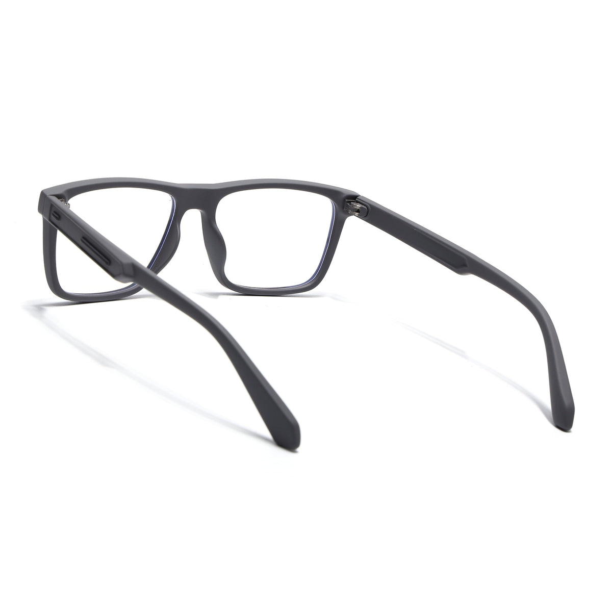 Eyejack Crossline Grey Square Eyeglasses for Men and Women - Style 2106 - view 4