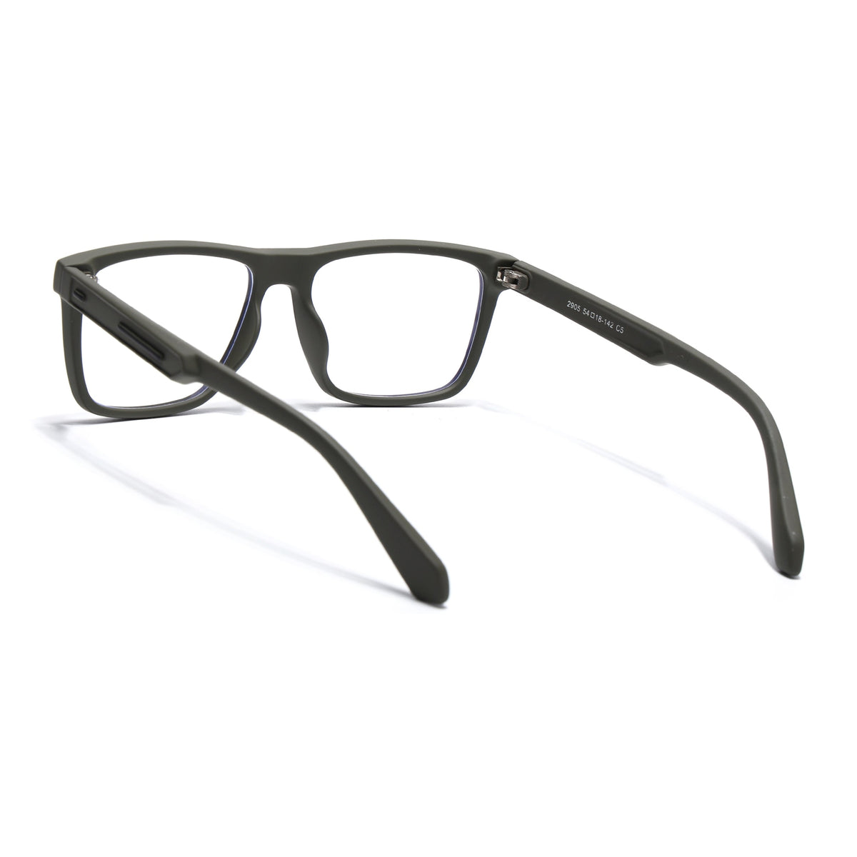 Eyejack Crossline Green Square Eyeglasses for Men and Women - Style 2109 - view 4